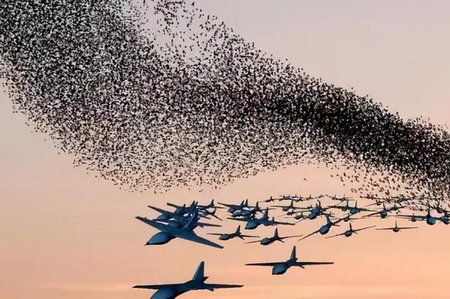 面对美国航母编队中国无人机蜂群可让航母防空系统无处下手！(图11)