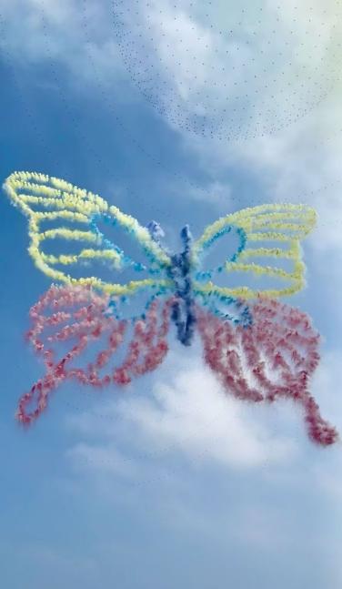 “单台电脑控制最多无人机”与“无人机发射最多烟花”:高巨创新吉尼斯双纪录定义低空表演新范式(图1)