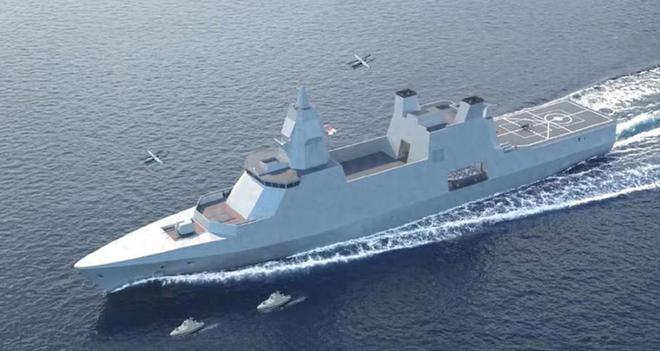 新加坡造出AI战舰！可指挥三栖无人机群作战排水量8000吨创纪录(图1)
