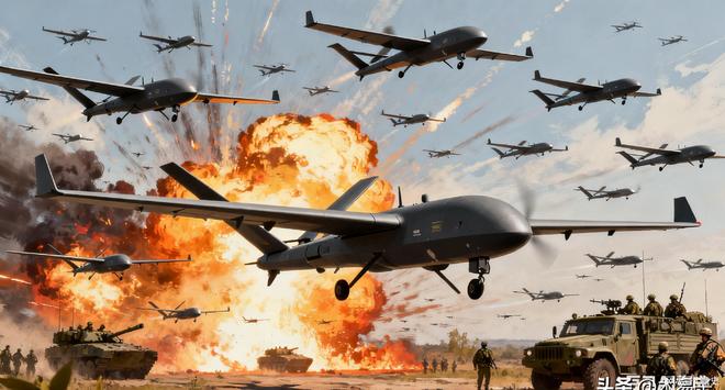 无人作战终极对决：中美俄三强出牌500架蜂群改写战争规则(图6)