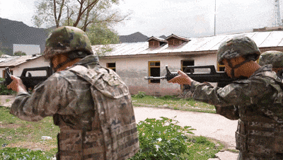 硬核场面！机器狗扛枪冲锋无人机蜂群突袭人机协同太燃了！(图2)